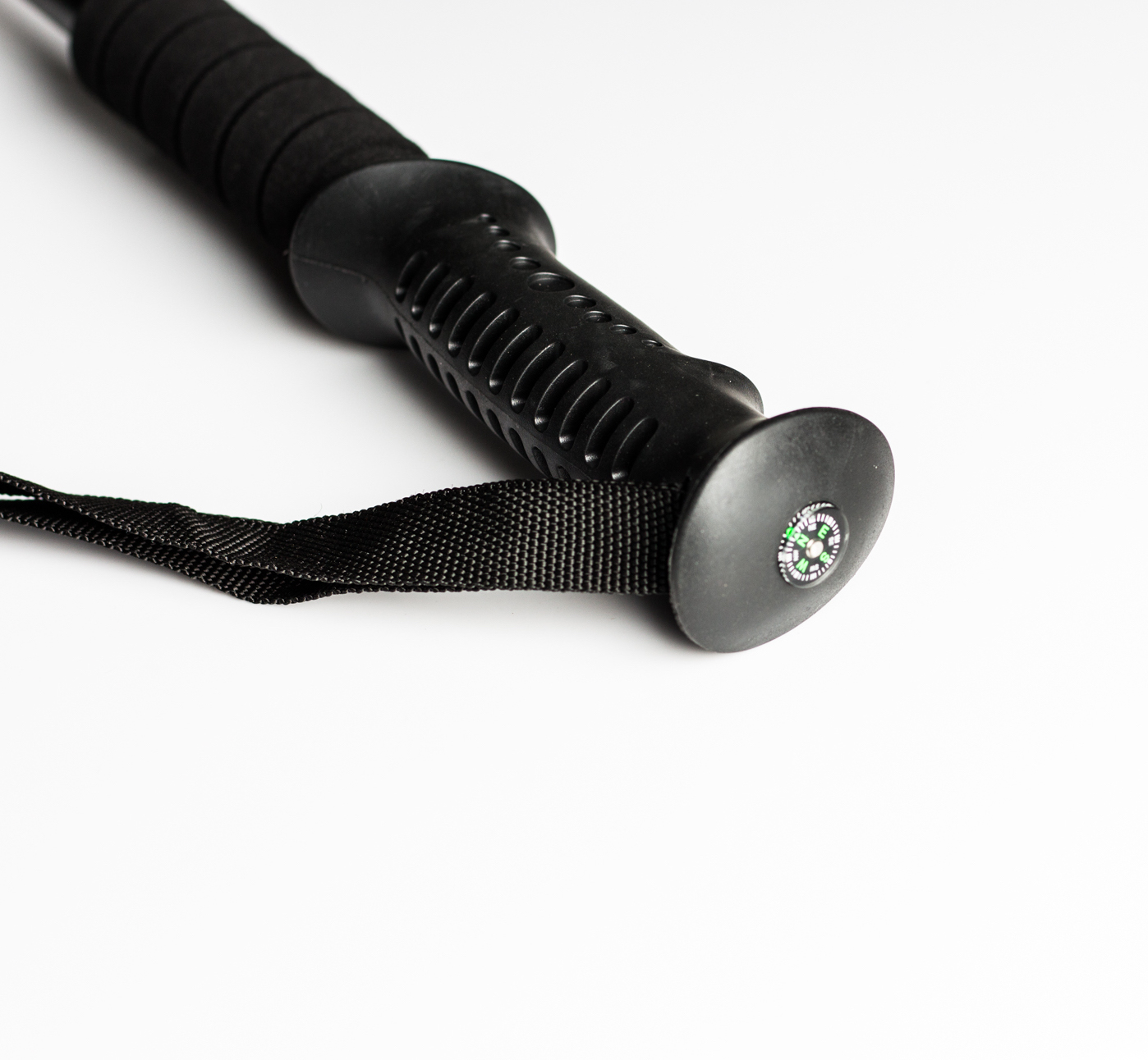 Outdoor Sports PP Grip Collapsible Hiking Stick with Compass (MW1040